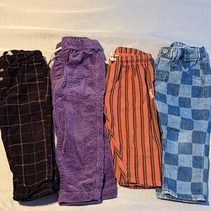 Zara & H&M Multi-Color Bottoms Set